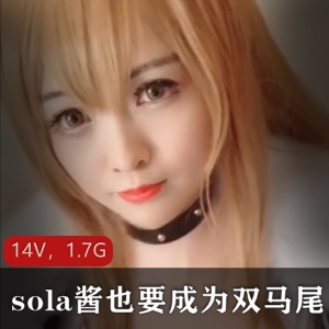 TS-sola酱双马尾合集：85套作品，14V，1.7G，微博网红美颜PS作品，二次元收藏